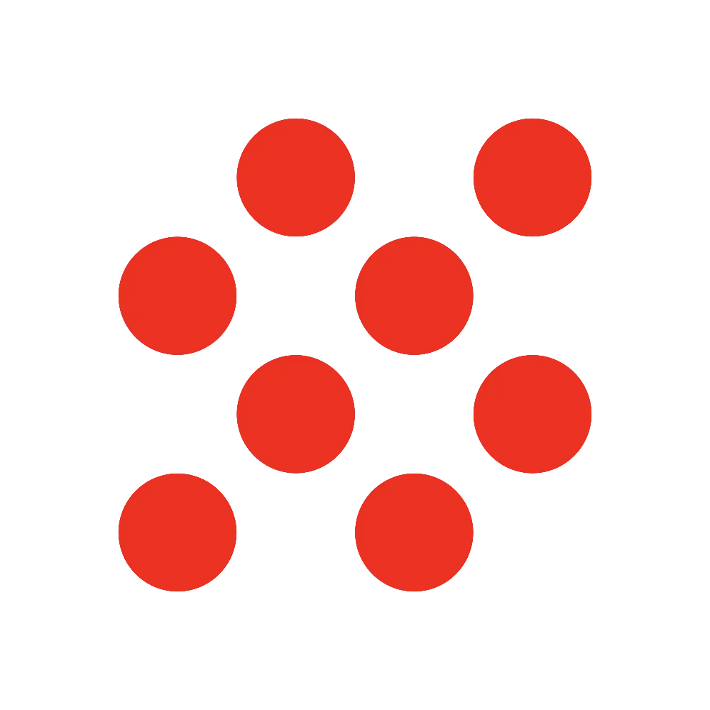 Red grain dots symbol for unsafe food additive (E number classification – RED level).