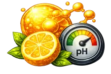 Icon for antioxidants and acidity regulators icon.